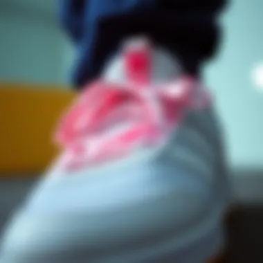 Close-up of innovative technology in Adidas footwear