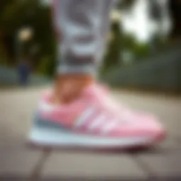 Elegant Adidas footwear showcasing versatility