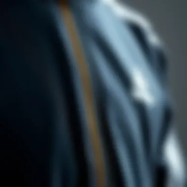 Quality Fabric That Speaks Comfort Close-up of the fabric texture of the tracksuit