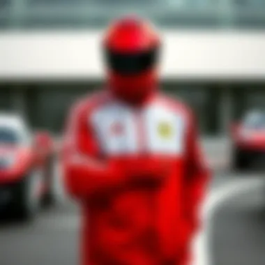 Sleek design elements from Ferrari integrated into sportswear