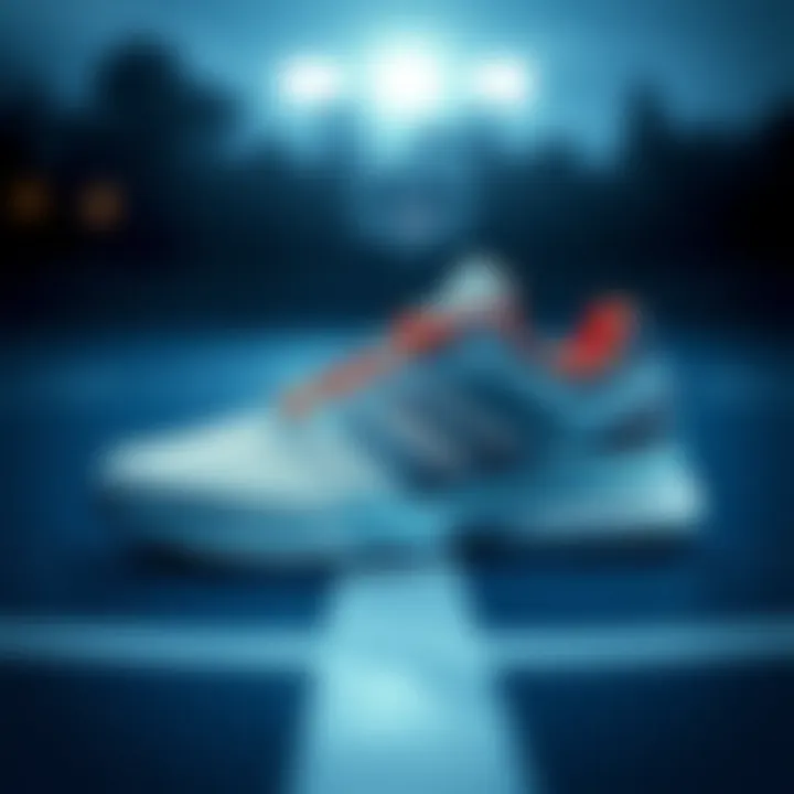 Advanced technology features integrated into adidas GameCourt 2 M