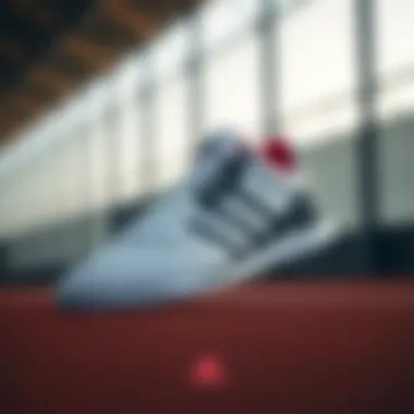 Innovative design of adidas GameCourt 2 M showcasing its sleek profile