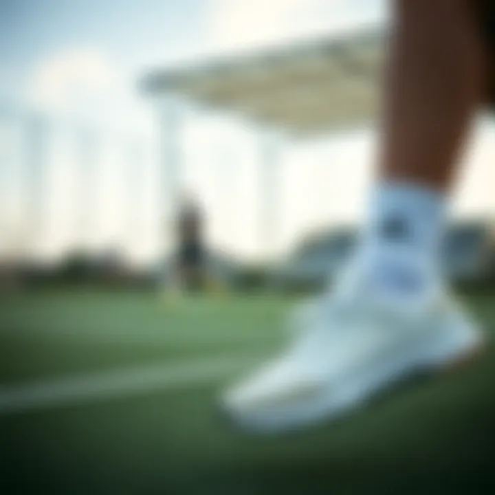 User experiencing comfort while wearing adidas GameCourt 2 M during sports