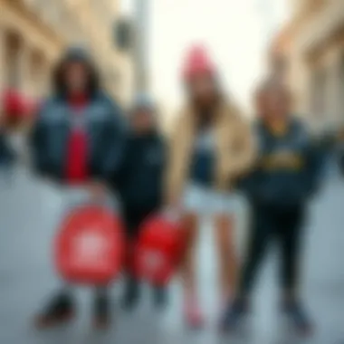 Stylish combination of Adidas kids bag with fashionable outfits