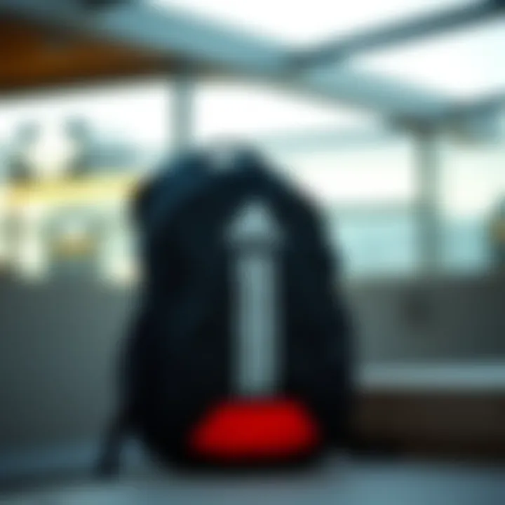 Stylish Adidas sports backpack showcasing functionality