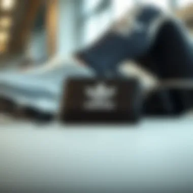 Stylish Adidas wallet in an active lifestyle setting