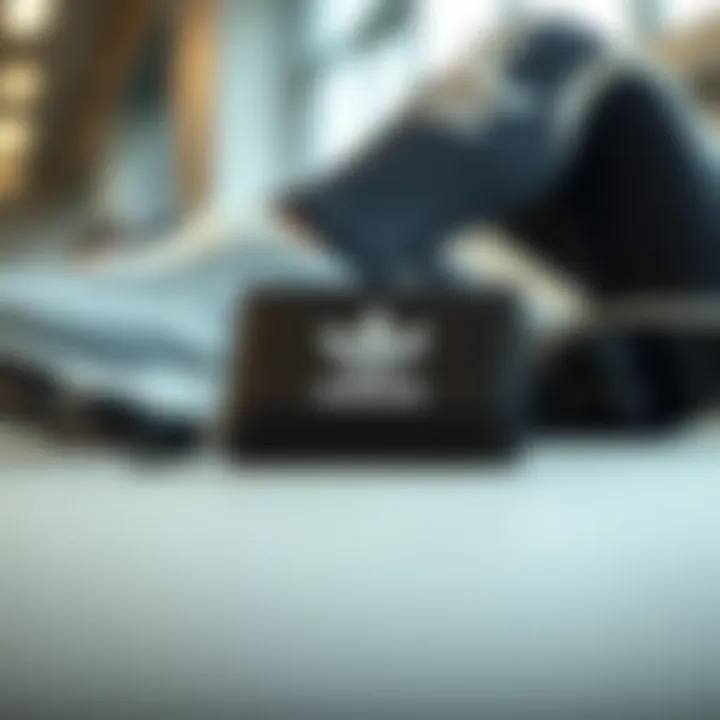 Stylish Adidas wallet in an active lifestyle setting