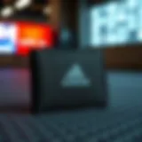 Elegant Adidas wallet showcasing premium material