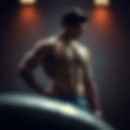 Illustration of the Adonis muscle group