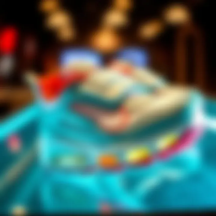 Stylish Airmax children's shoes on display