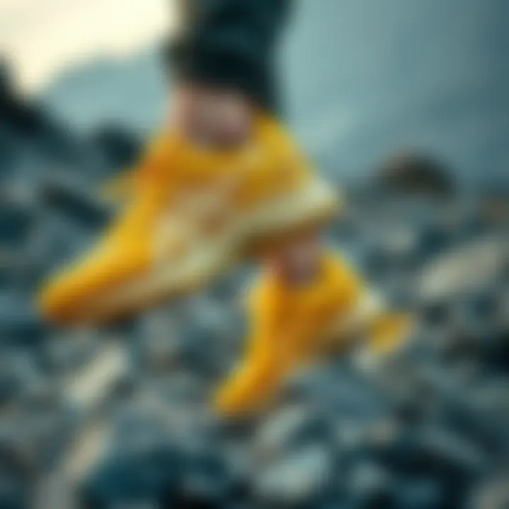 Overview of various terrains where Asics yellow shoes can be effectively utilized