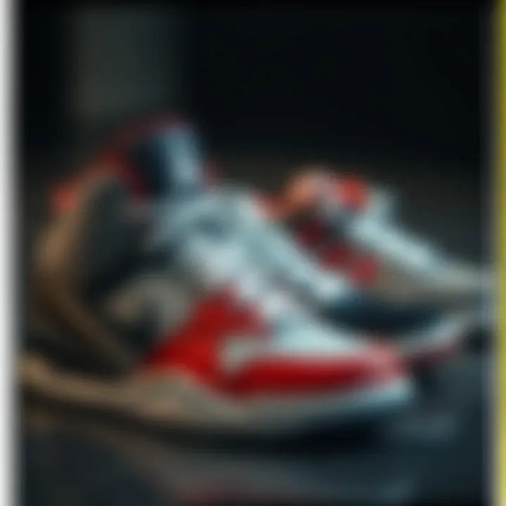 Comparison of different basketball shoe brands highlighting unique features.