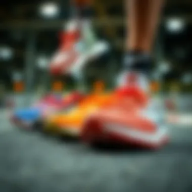 Comparison of different types of running shoes for various activities.