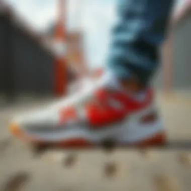 Fashionable sports shoes showcasing the latest trends