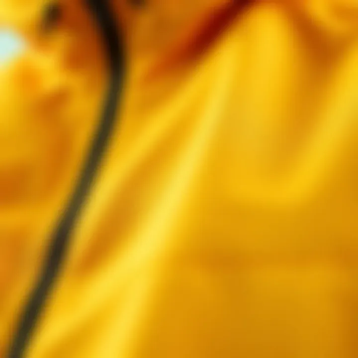 Close-up View of the Fabric Texture