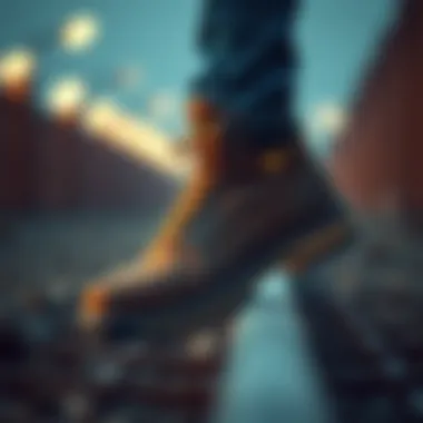 Durable work boots designed for safety