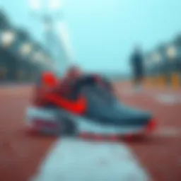 Dynamic Nike shoes for active children