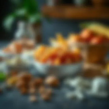 Nutrient-rich collagen sources on a table