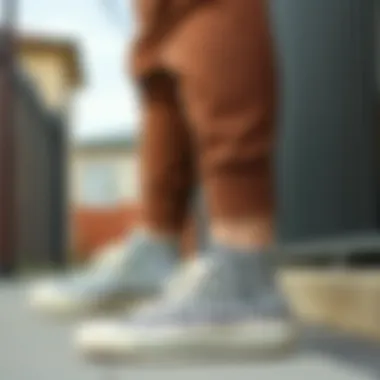 Stylish combinations with patterned Converse