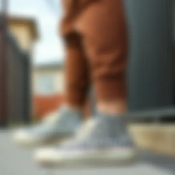 Stylish combinations with patterned Converse