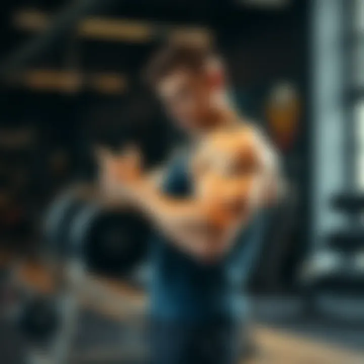 Correct form for triceps exercises