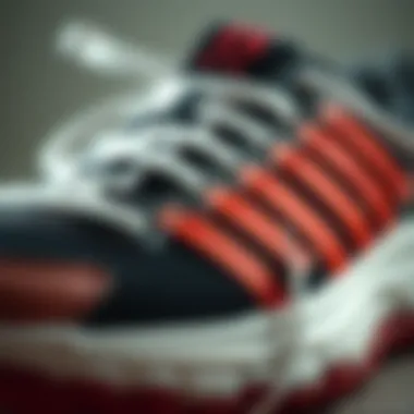 Close-up of high-quality shoe materials