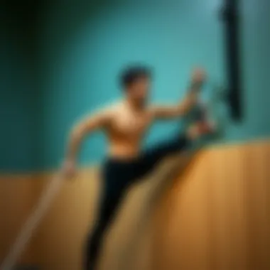 Muscle Strengthening Routine with Wall Pilates Muscle strengthening routine using wall support