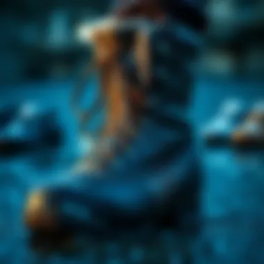 High-quality materials used in waterproof boots