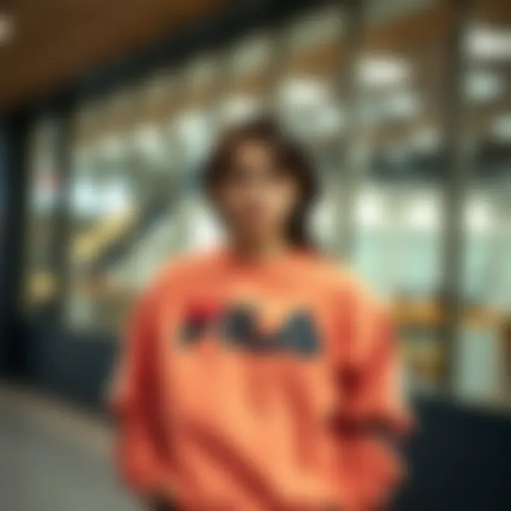 Blending Comfort and Trend in Fila Sweatshirts Fashionable Fila sweatshirt blending comfort and trend