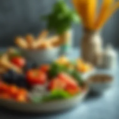 Nutrition for Fitness Enthusiasts Healthy meal prep showcasing nutritious foods ideal for fitness enthusiasts