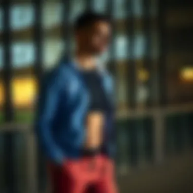 Stylish activewear being modeled by a fitness enthusiast