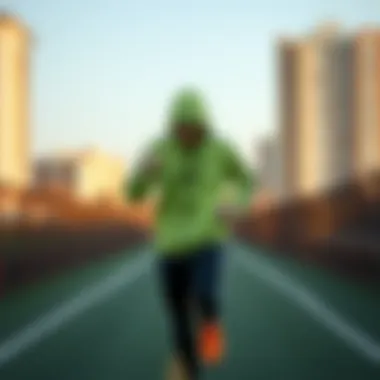 Athletic wear blending comfort and modern design