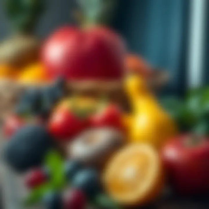 Fresh fruits and vegetables known to support collagen production