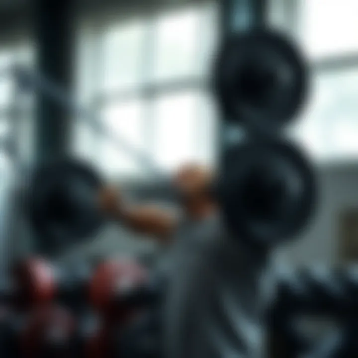 Proper form during barbell shoulder lifts