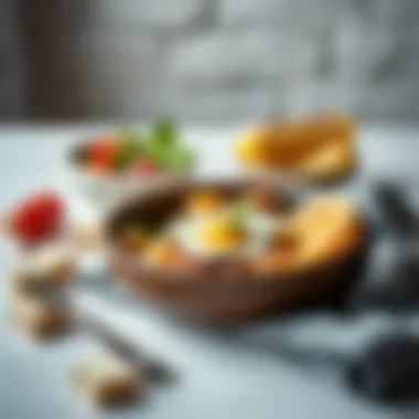 Healthy meal featuring collagen-rich ingredients