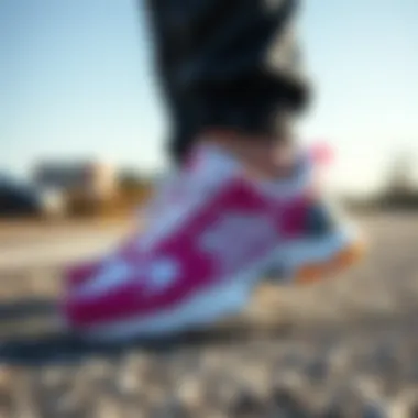 High-performance athletic shoes highlighting functionality