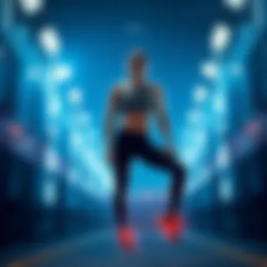 Innovative sportswear showcasing muscle development technology