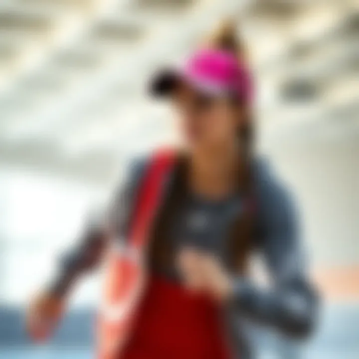 Active girl showcasing her sporty style