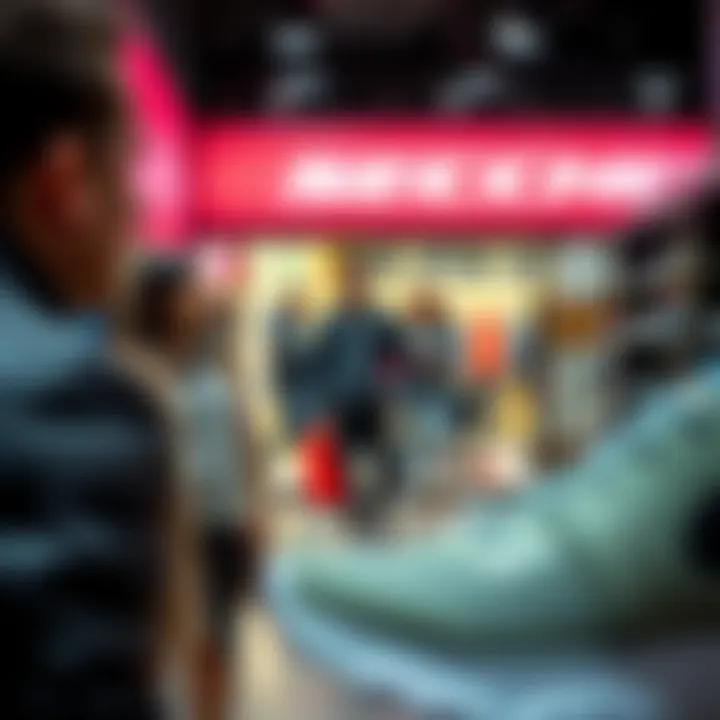 Engaging shopping experience in a lively store atmosphere