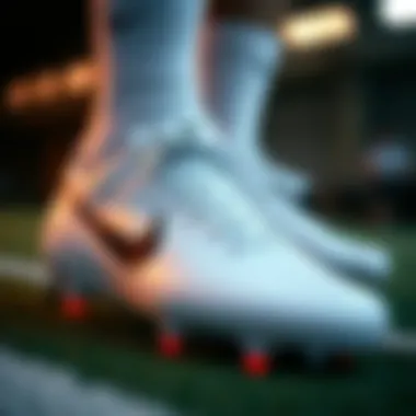 Advanced Technology in Nike Cleats Close-up of Nike cleats demonstrating advanced technology