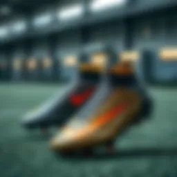 Nike football boots showcasing innovative design