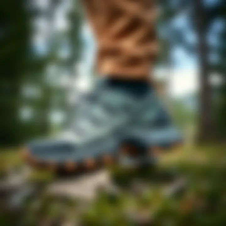Lifestyle shot of Merrell Gore-Tex shoes in an outdoor setting