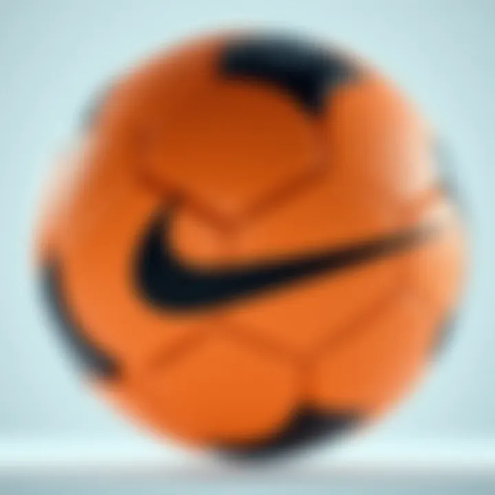 Detailed look at the materials used in Nike Aerow Sculpt football.