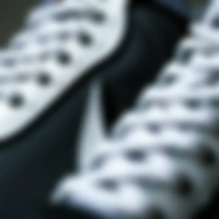 Close-up of Nike materials highlighting quality and texture