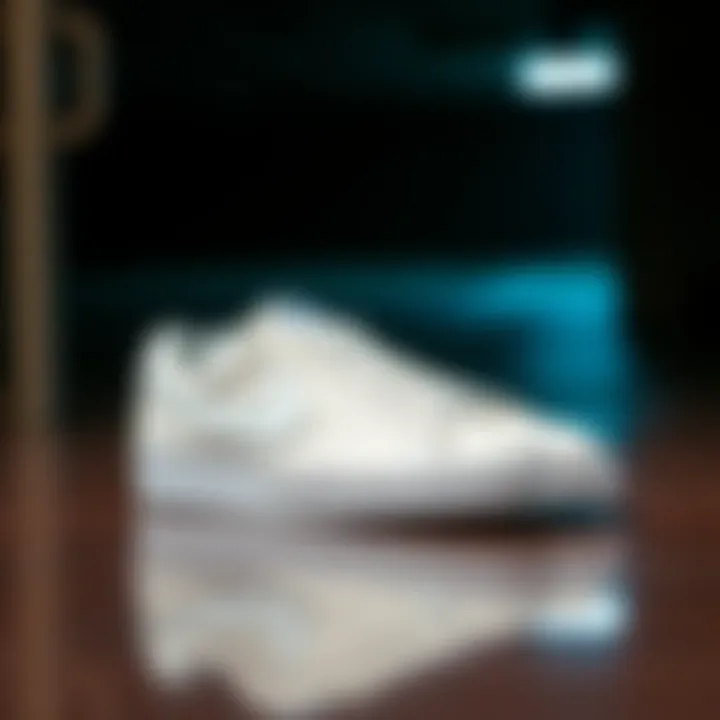 Stylish display of Nike Blazer Low 77 Jumbo on a sleek surface