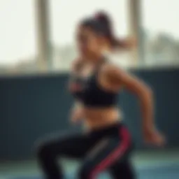 Dynamic view of Nike Flex Control TR4 in action during a workout