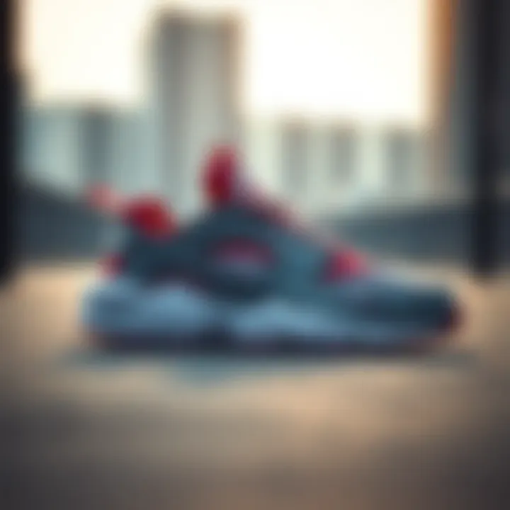 Innovative design of Nike Huarache Run showcasing its unique silhouette