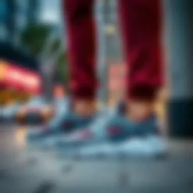 Nike Huarache Run in a stylish urban setting