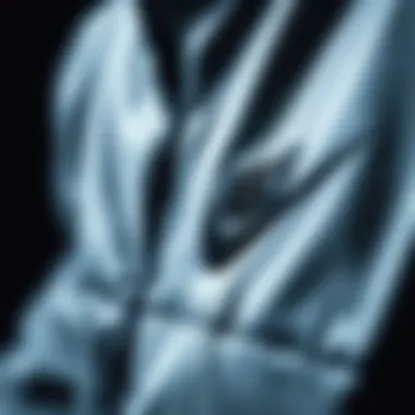 Close-up of Nike jacket fabric showcasing durability