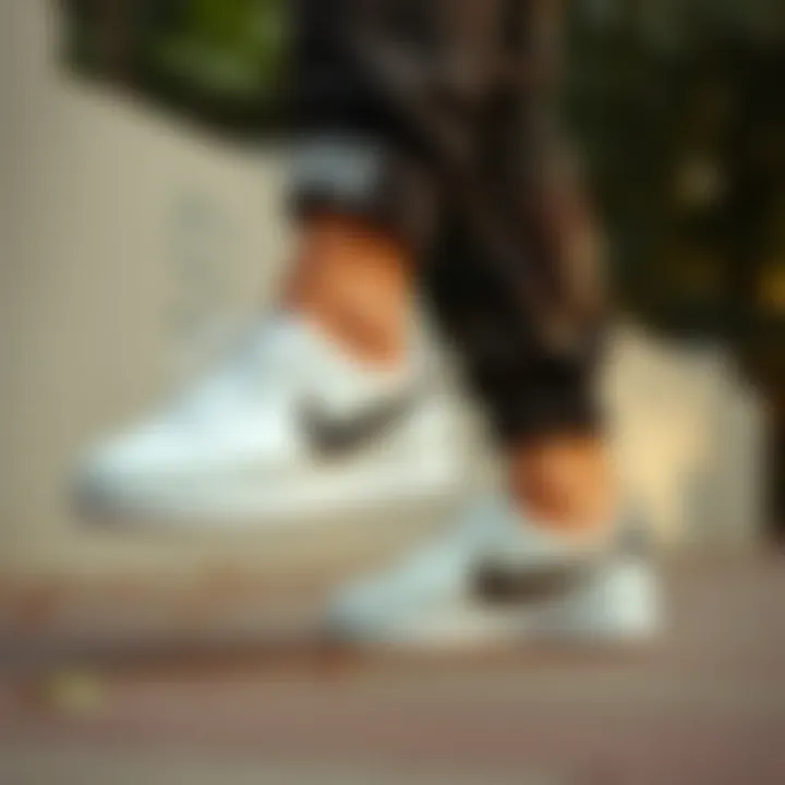 Casual styling options with Nike slippers